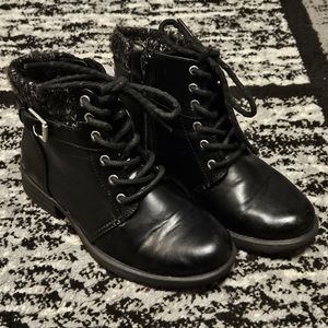 Black ankle boots
